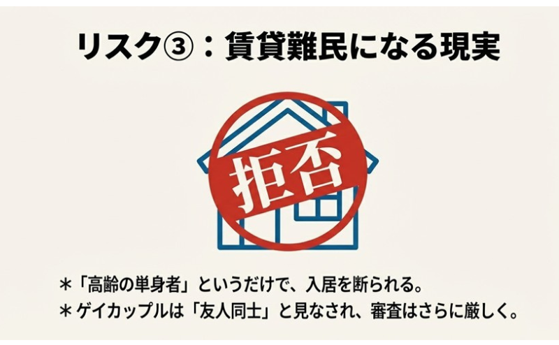 ゲイの老後は悲惨